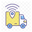 Delivery truck tracking  Icon