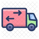 Delivery Van Truck Cargo Vehicle Icon