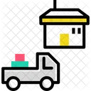 Delivery Van Delivery Truck Courier Truck Icon