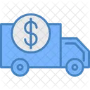 Delivery Van Currency Delivery Icône
