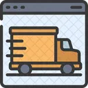 Delivery Truck Website Icon