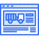 Delivery Website Browser Shipping Website Browser Delivery Website Icon