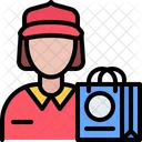 Delivery Woman  Icon