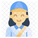 Delivery Woman  Icon