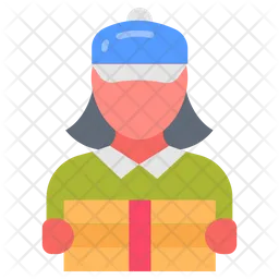 Delivery woman  Icon