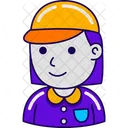 Delivery woman Icon