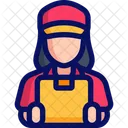 Delivery woman  Icon