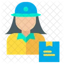 Delivery Woman  Icon