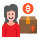 Delivery Woman  Icon