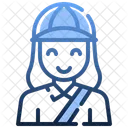 Delivery Woman  Icon