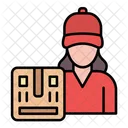 Delivery Women  Icon