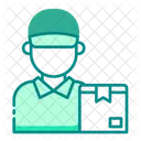Deliveryman Delivery Courier Icon