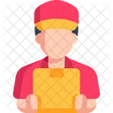 Deliveryman Courier Shipping Icon