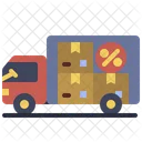 Deliverytruck Sale Shipping Icon