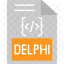 델파이 코드 코딩 아이콘
