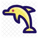 Delphin Tier Meer Symbol