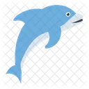 Delphin Saugetier Meer Symbol