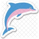 Delphin Fisch Saugetier Symbol