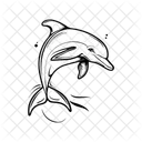 Delphin Fisch Tier Symbol