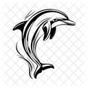 Delphin Fisch Tier Symbol