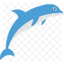 Delphin Fisch Saugetier Symbol