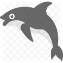 Delphin Fisch Saugetier Symbol