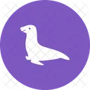 Delphin Meer Hund Symbol