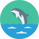 Delphin Fisch Saugetier Symbol