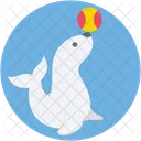 Delfin Spielen Fische Symbol