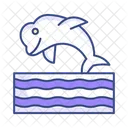 Delphine Dolphine Fish Icon