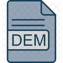 Dem File Format Icon