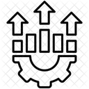 Demand Rise Bar Graph Icon