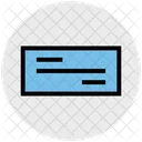 Currency Paper Checkbook Icon