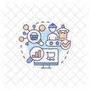 Demand forecasting  Icône