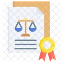 Demanda Legal Ley Icon