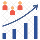 Demanda-crecimiento demográfico-personas-personal-recursos humanos-estadística  Icono