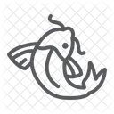 Koi Carpa Comida Icon