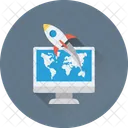 Web Startup Missile Icône