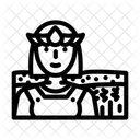Demeter Greek God Icon