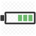 Batterie Charge Moitie Icône