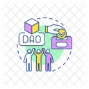 Descentralizado Votacao Democracia Ícone