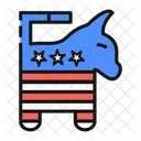 Democratic Party Symbol United States America Icon