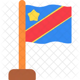 Democratic Republic Of Con Flag Icon