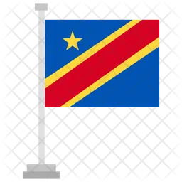 Democratic Republic Of Congo Flag Icon