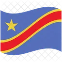 국기 국가 콩고민주공화국 아이콘