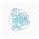 Hydrogen Energy Power Symbol
