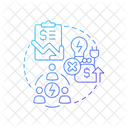 Hydrogen Energy Power Symbol