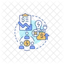Hydrogen Energy Power Symbol