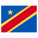 Demokratische Republik Kongo Land National Symbol