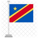 Demokratische Republik Kongo Land National Symbol